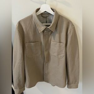 Zara Light Tan Stretch Overshirt